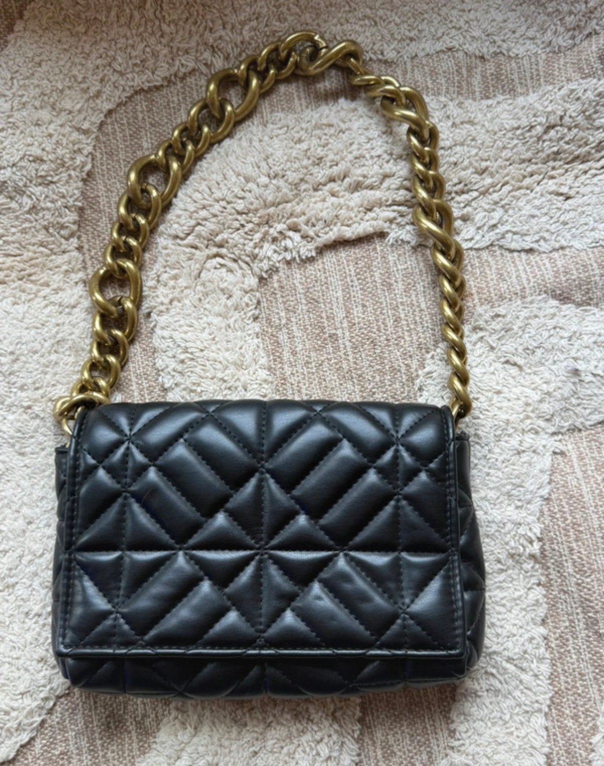Leuke schoudertas van de zara, Verzenden, Zo goed als nieuw, Zwart, Schoudertasje