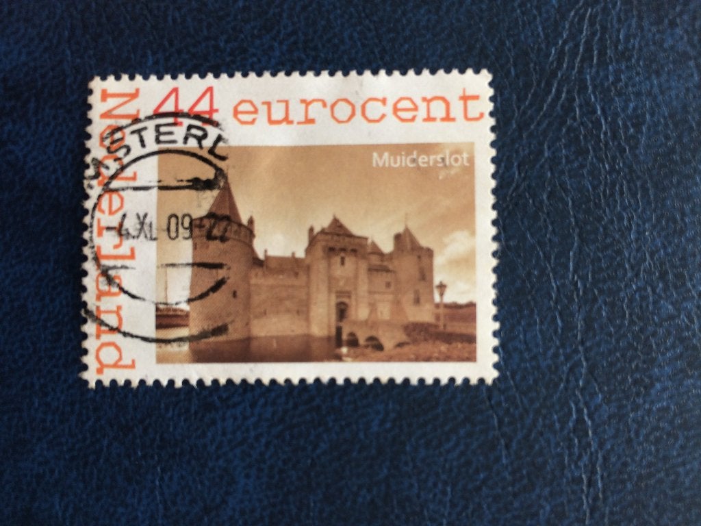 persoonlijke postzegel Muidenslot Muiden kastelen, Postzegels en Munten, Postzegels | Nederland, Verzenden, Na 1940, Gestempeld