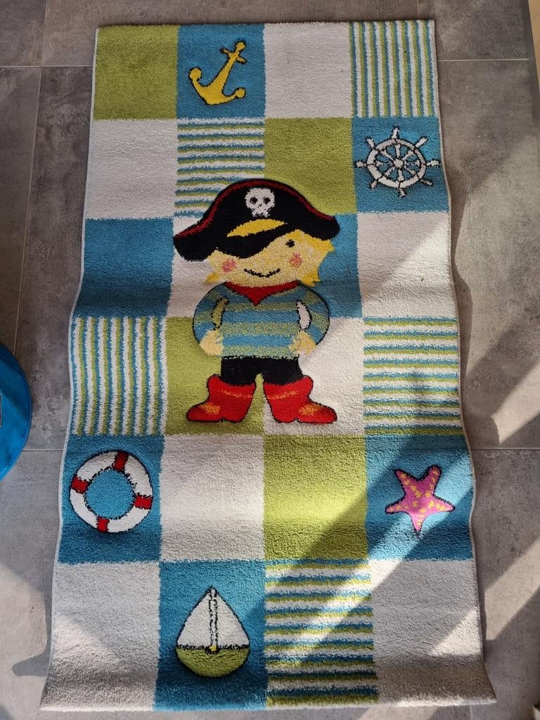 Piraten vloerkleed en hanglamp, Ophalen of Verzenden, Zo goed als nieuw