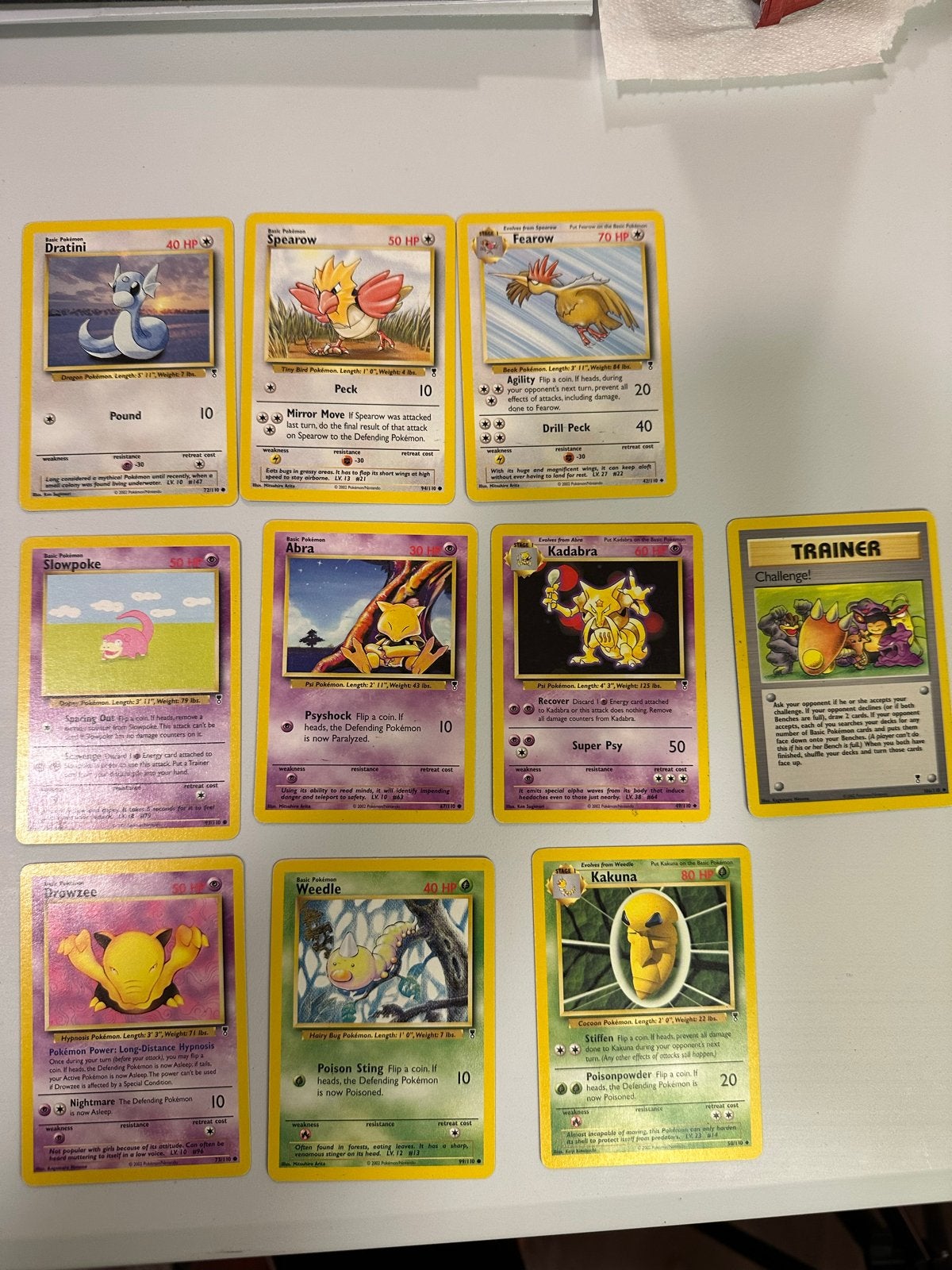 Leuke Legendary Collection Set - 10 stuks Vintage Kaarten, Ophalen of Verzenden, Gebruikt, Meerdere kaarten