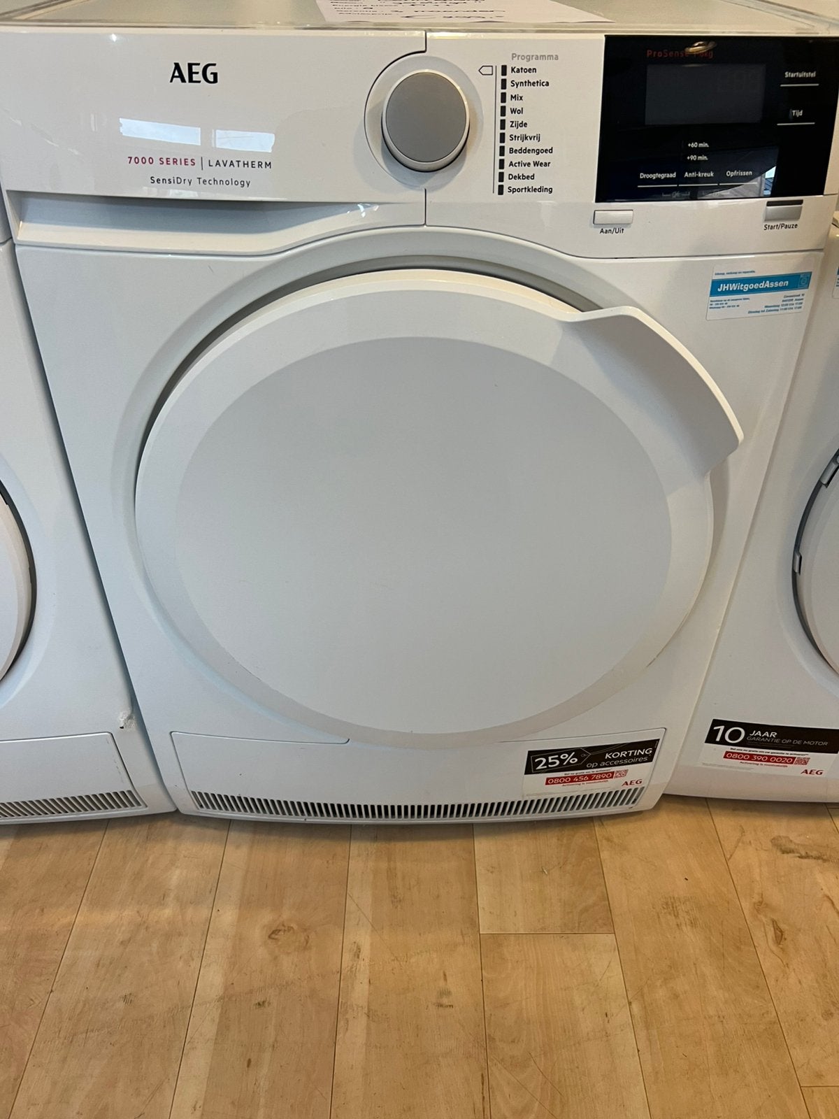 Aeg 7000 serie Warmtepompdroger A++ 8kilo. Garantie 3 maand., Witgoed en Apparatuur, Wasdrogers, Minder dan 85 cm, 8 tot 10 kg