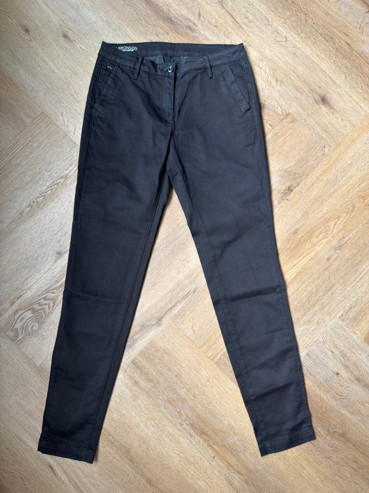 Gstar Bronson chino skinny damesbroek - maat 28x34, Ophalen of Verzenden, Zo goed als nieuw, Zwart, Lang