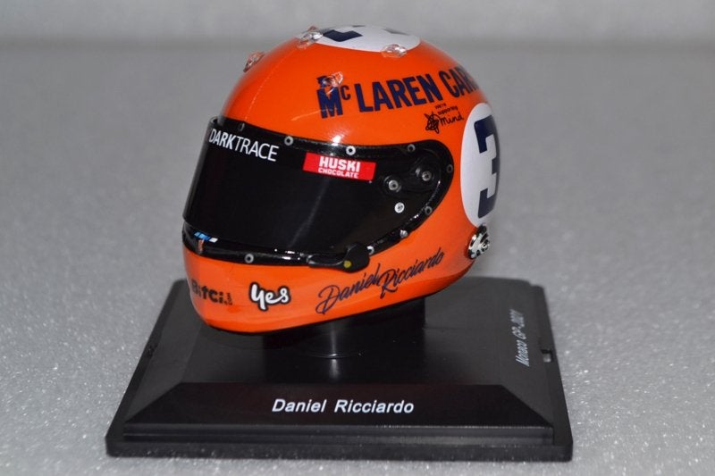 Daniel Ricciardo helm 1:5 McLaren F1 Monaco GP 2021 -NIEUW-, Verzamelen, Verzenden, Nieuw, Formule 1
