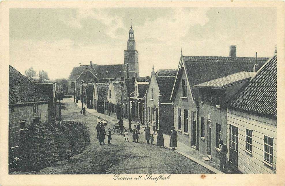 304-021-049 Streefkerk Groeten uit, Verzenden, Voor 1920, Zuid-Holland