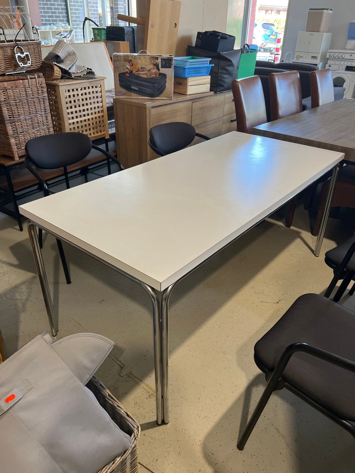 Picotti tafel met 4 stoelen, Huis en Inrichting, Tafels | Eettafels, Ophalen, Gebruikt, 50 tot 100 cm, Vier personen