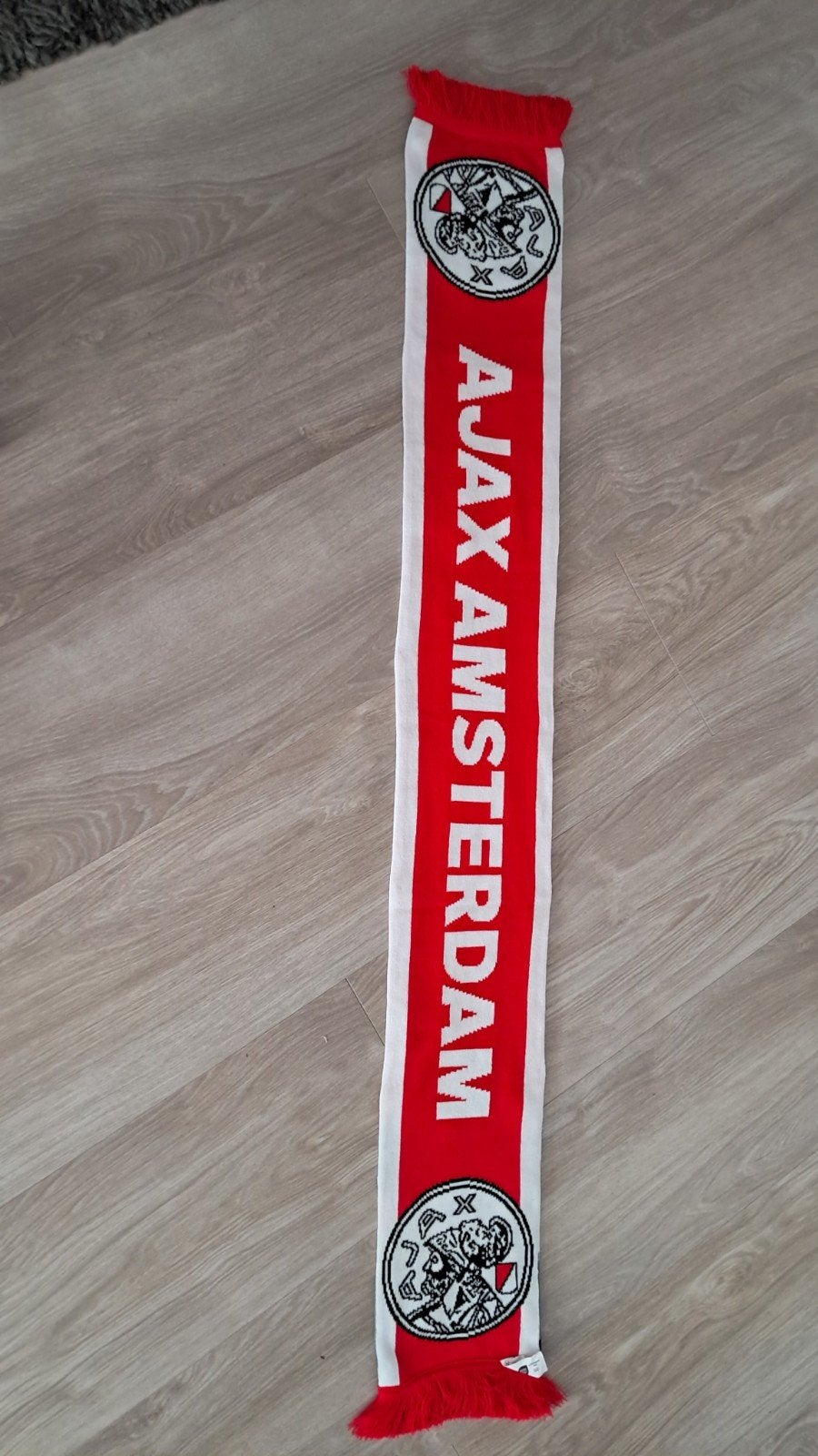 Johan Cruijff sjaal, Verzamelen, Sportartikelen en Voetbal, Ophalen of Verzenden, Zo goed als nieuw, Ajax, Vaantje of Sjaal