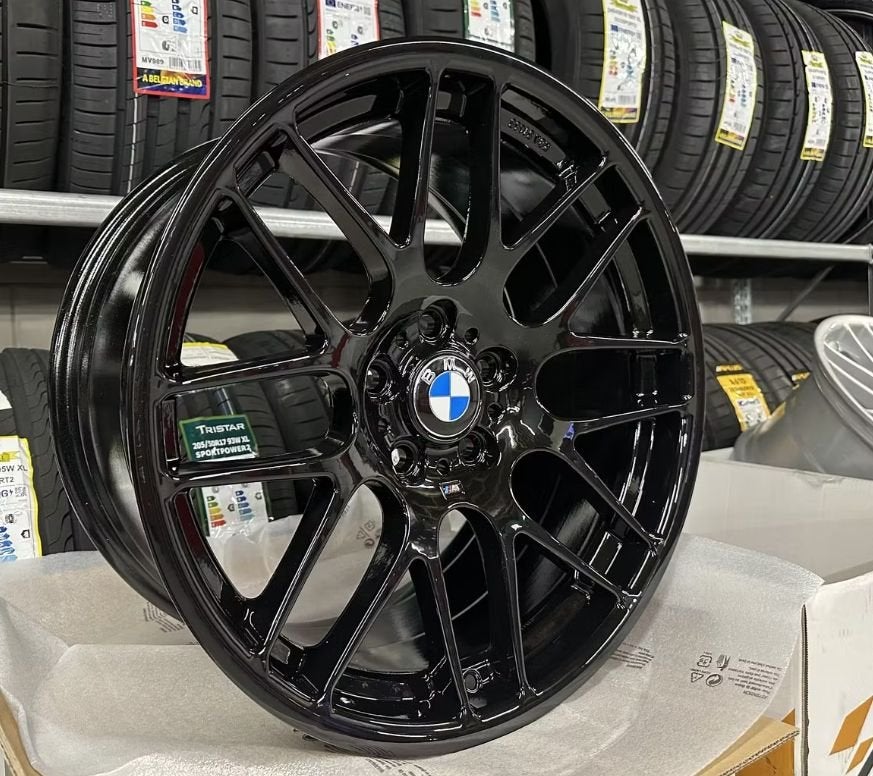 NIEUW 18inch BMW Black CSL Style Breedset Velgen! 5x120 E90, Auto-onderdelen, 18 inch, -, -, Banden en Velgen