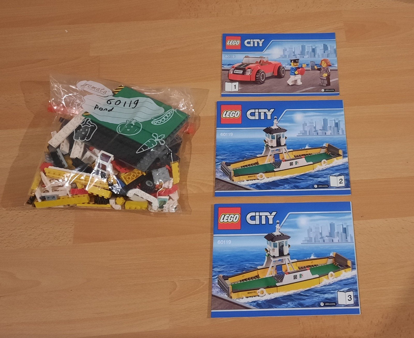 Lego City Veerboot 60119, Lego, Ophalen of Verzenden, Inclusief instructies, Complete set