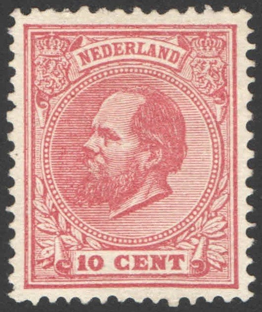 Nederland NVPH nr 21 ongebruikt Koning Willem III 1872, Postzegels en Munten, Postzegels | Nederland, Ophalen of Verzenden, T/m 1940