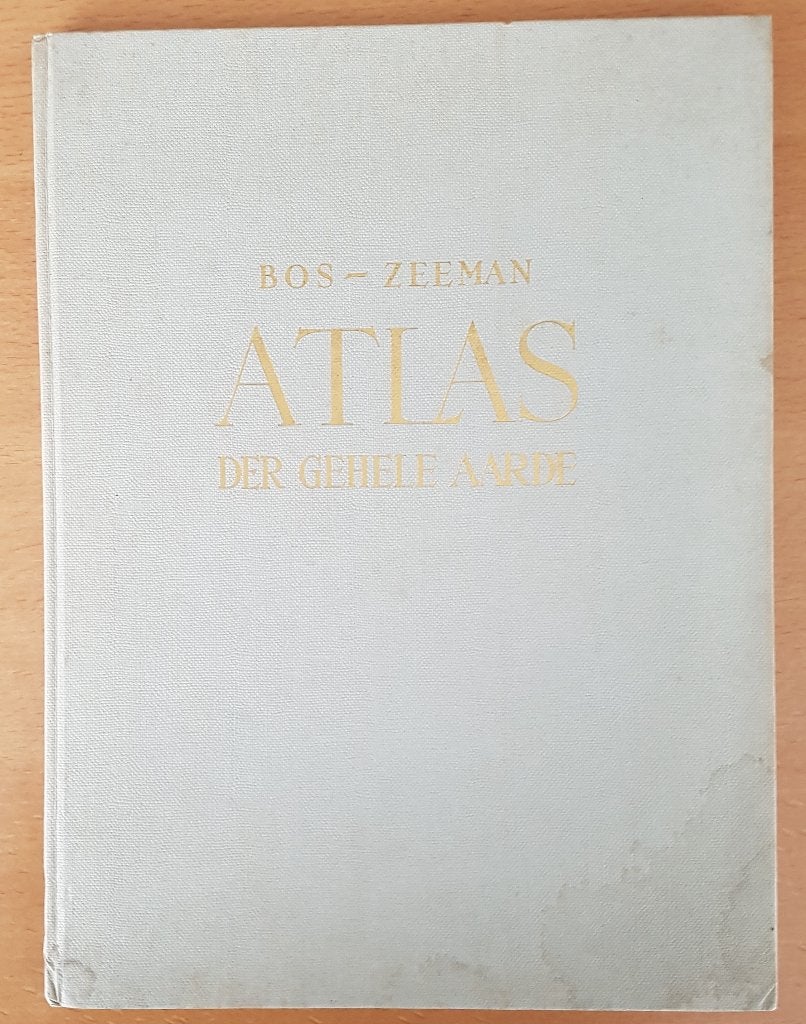 ATLAS DER GEHELE AARDE - Bos-Zeeman - 1958, Boeken, Gelezen, Bosatlas, Bos-Zeeman, Ophalen of Verzenden