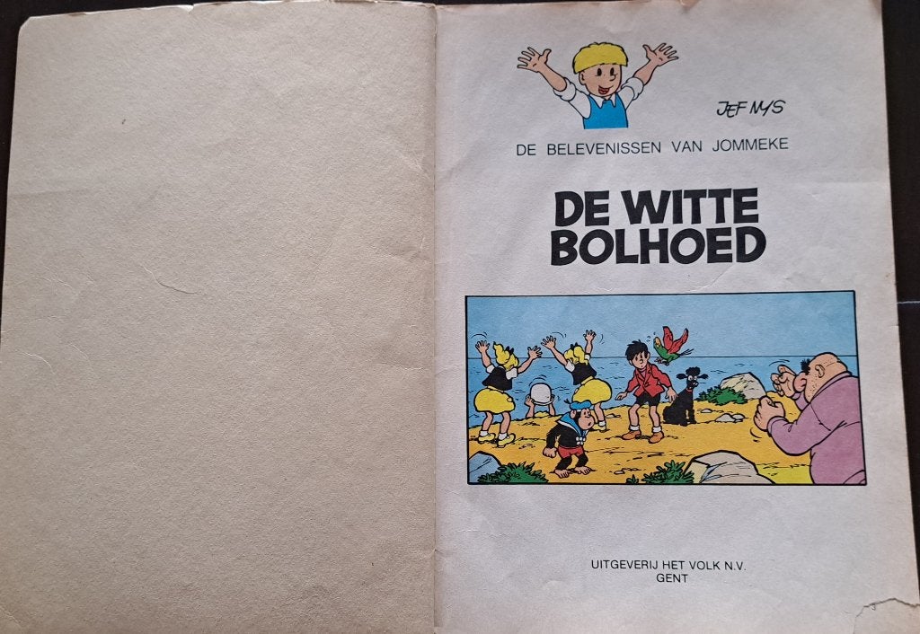 De belevenissen van Jommeke - De witte bolhoed (42), Eén stripboek, Ophalen of Verzenden