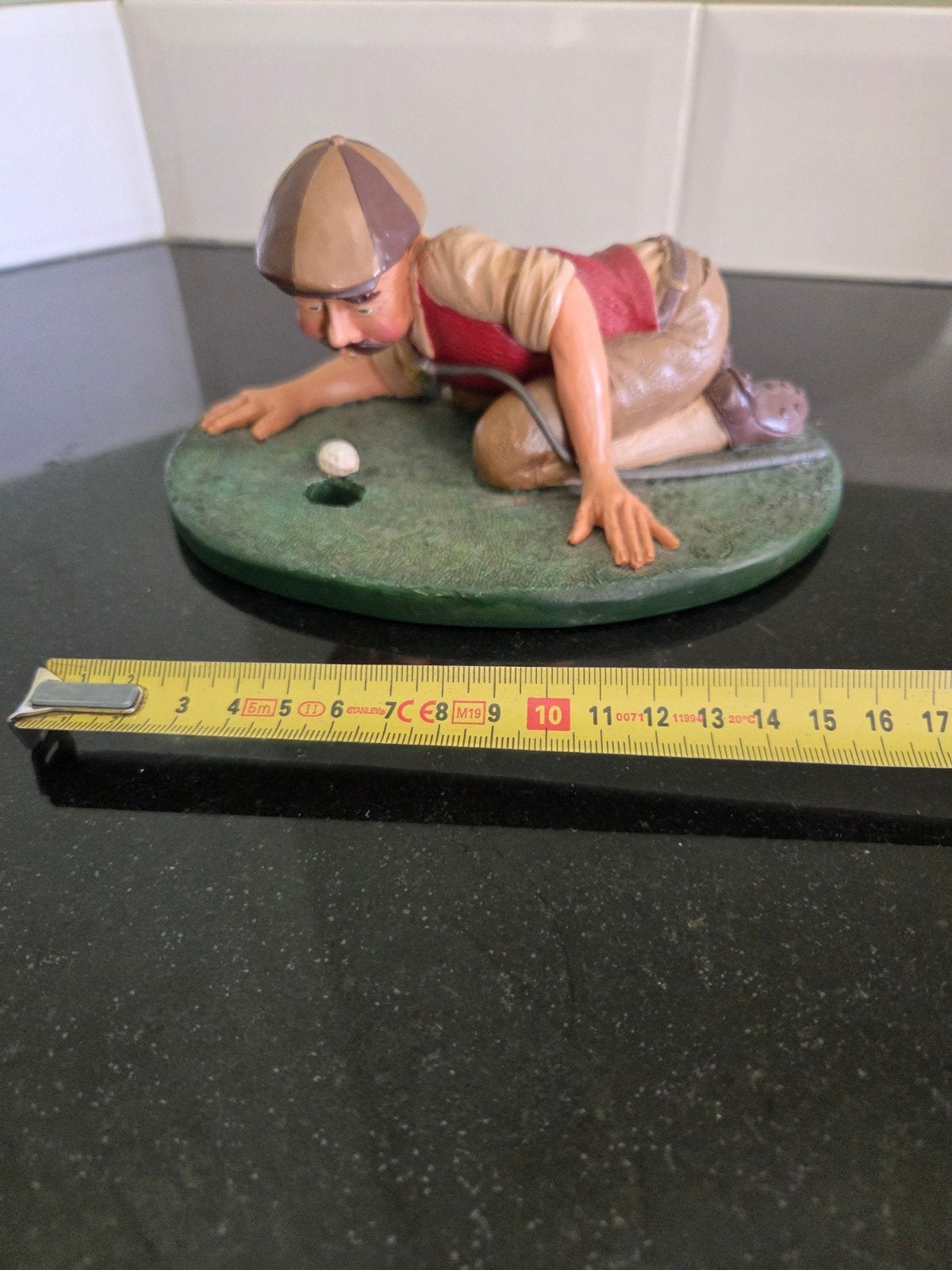 Vintage golfspeler beeldje - 'The Golfer' 1993, Ophalen of Verzenden, Zo goed als nieuw, Mens