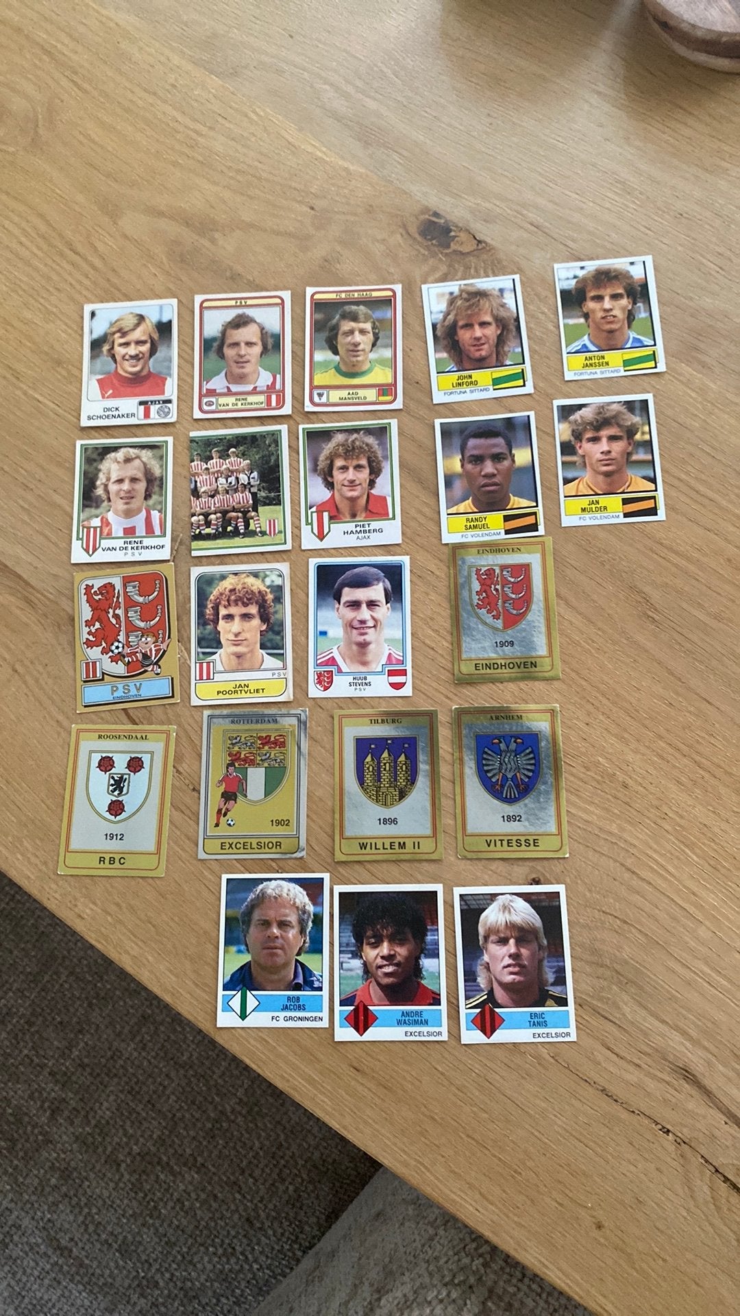 Panini voetbal jaren 70-80 veel ajax psv, Verzamelen, Sportartikelen en Voetbal, Ophalen of Verzenden, Zo goed als nieuw, Ajax