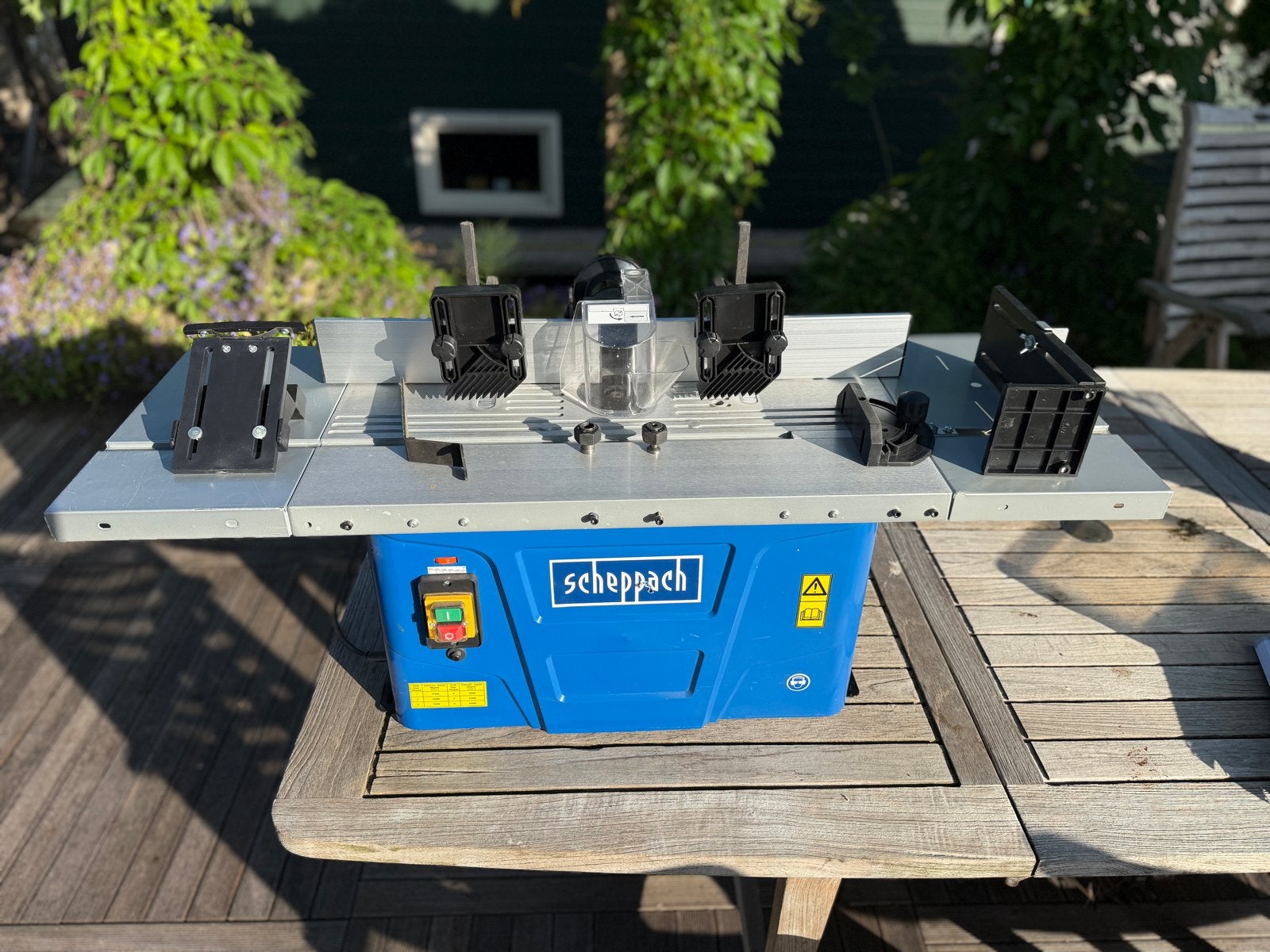 Scheppach HF50 Bovenfreesmachine - Zo goed als nieuw, Ophalen, Zo goed als nieuw, Elektrisch, Bovenfrees
