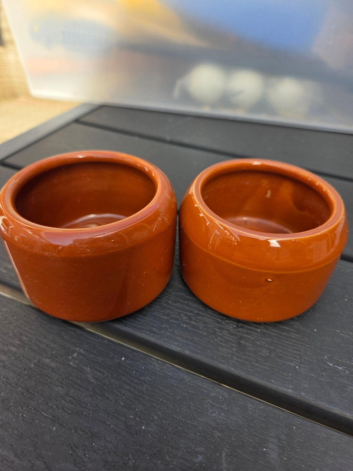 twee kleine voerbakjes, Dieren en Toebehoren, Ophalen of Verzenden, Zo goed als nieuw, Voerbakje