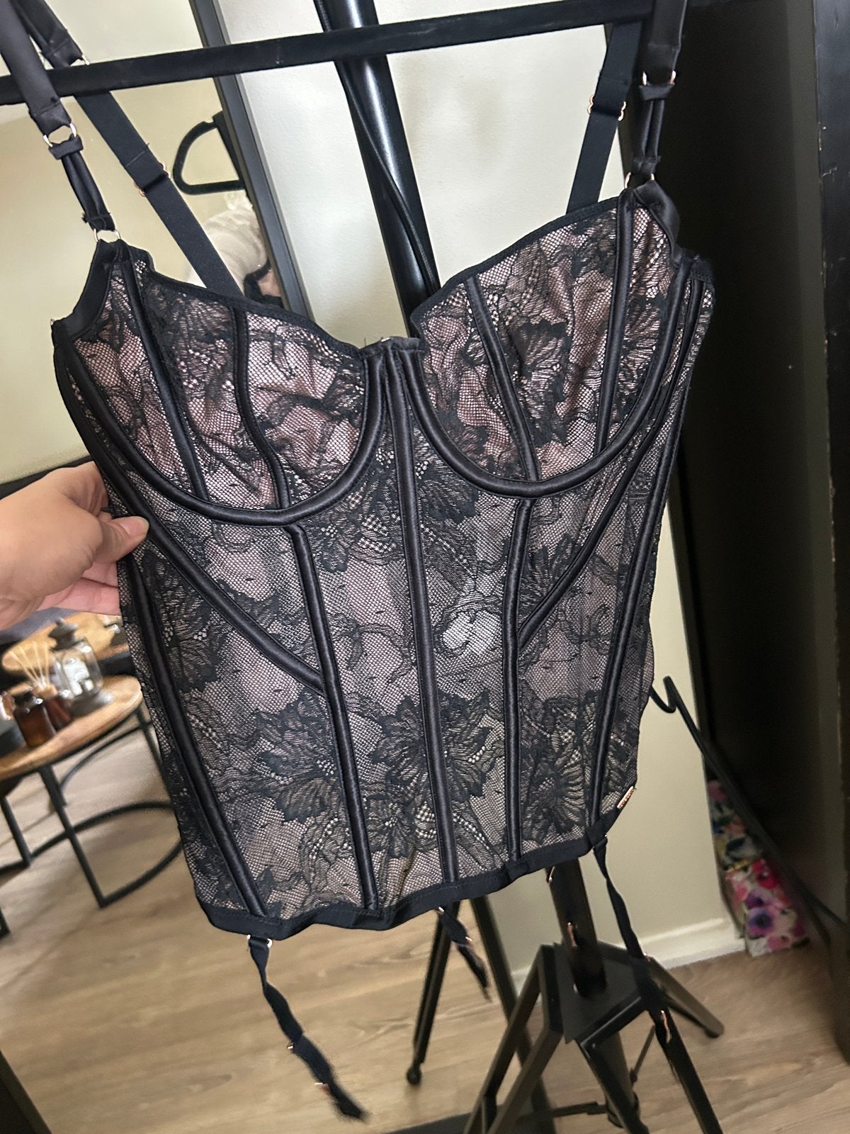 Hunkemoller bustier/korset, Ophalen of Verzenden, Zwart, Body of Korset