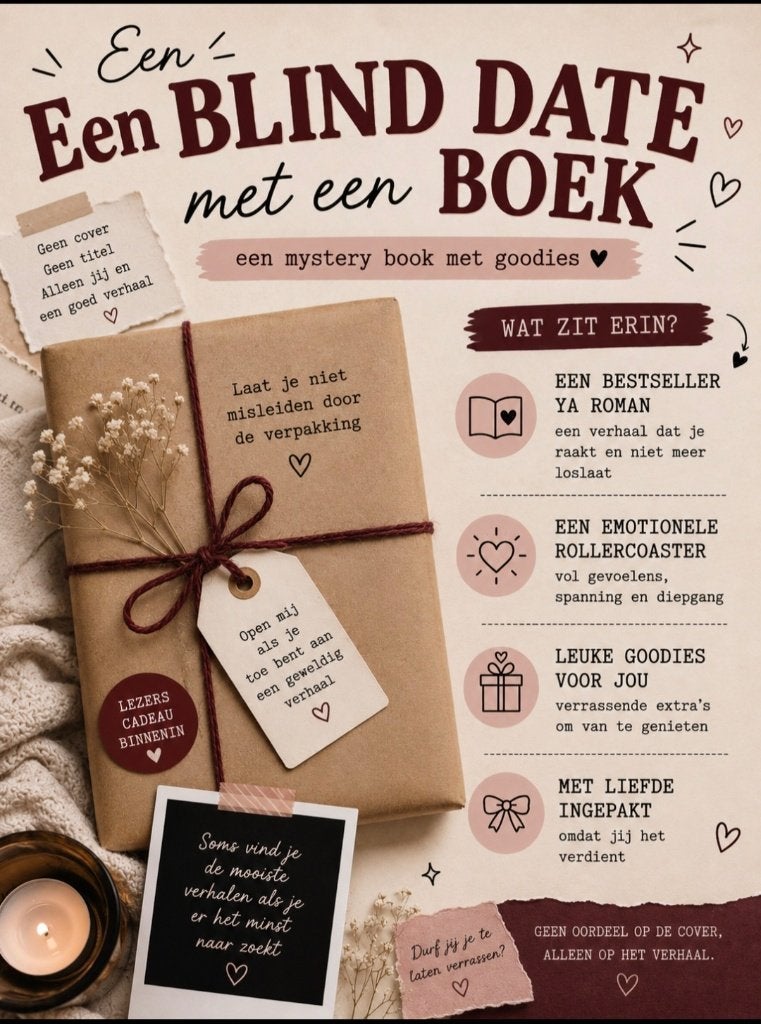 Boekendate met goodies, Ophalen of Verzenden, Gelezen