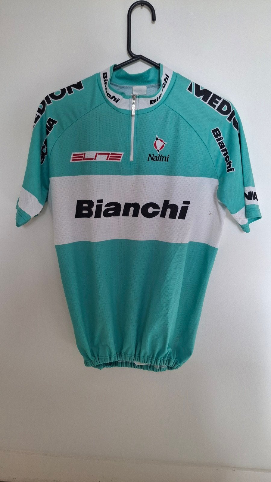 Gedragen Koerstrui wielertrui Jan Ullrich Bianchi 2003, Ophalen of Verzenden, Zo goed als nieuw, Bovenkleding
