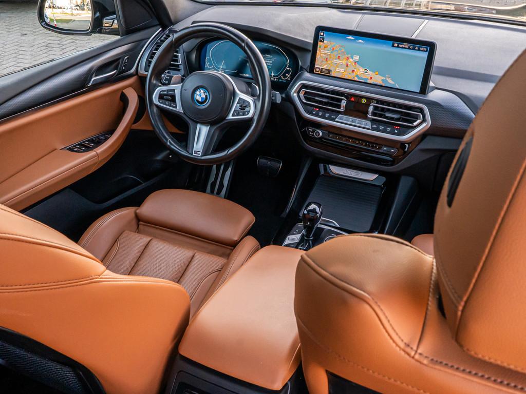 BMW X3 xDrive30e High Exe M-Sport PANO ELEK TREKHAAK LEDER S, Automaat, 1998 cc, Automatische klimaatregeling, Gebruikt