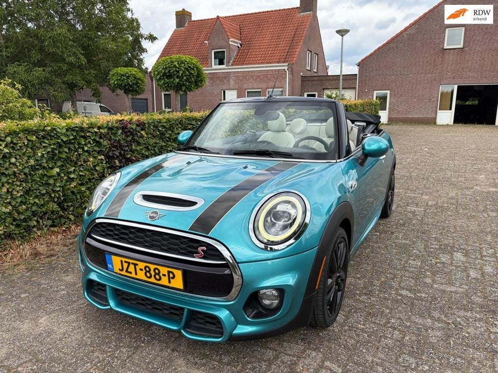 Mini 2.0 Cooper S Cabrio Chili 2019 JCW Pakket, Auto's, Mini, 1998 cc, Gebruikt, 4 cilinders, Cabriolet