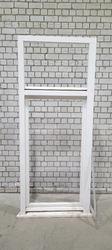 Houten kozijn met draaikiepraam en vastglas bovenlicht, Doe-het-zelf en Verbouw, Kozijnen en Schuifpuien, Raamkozijn, Nieuw, 225 cm of meer