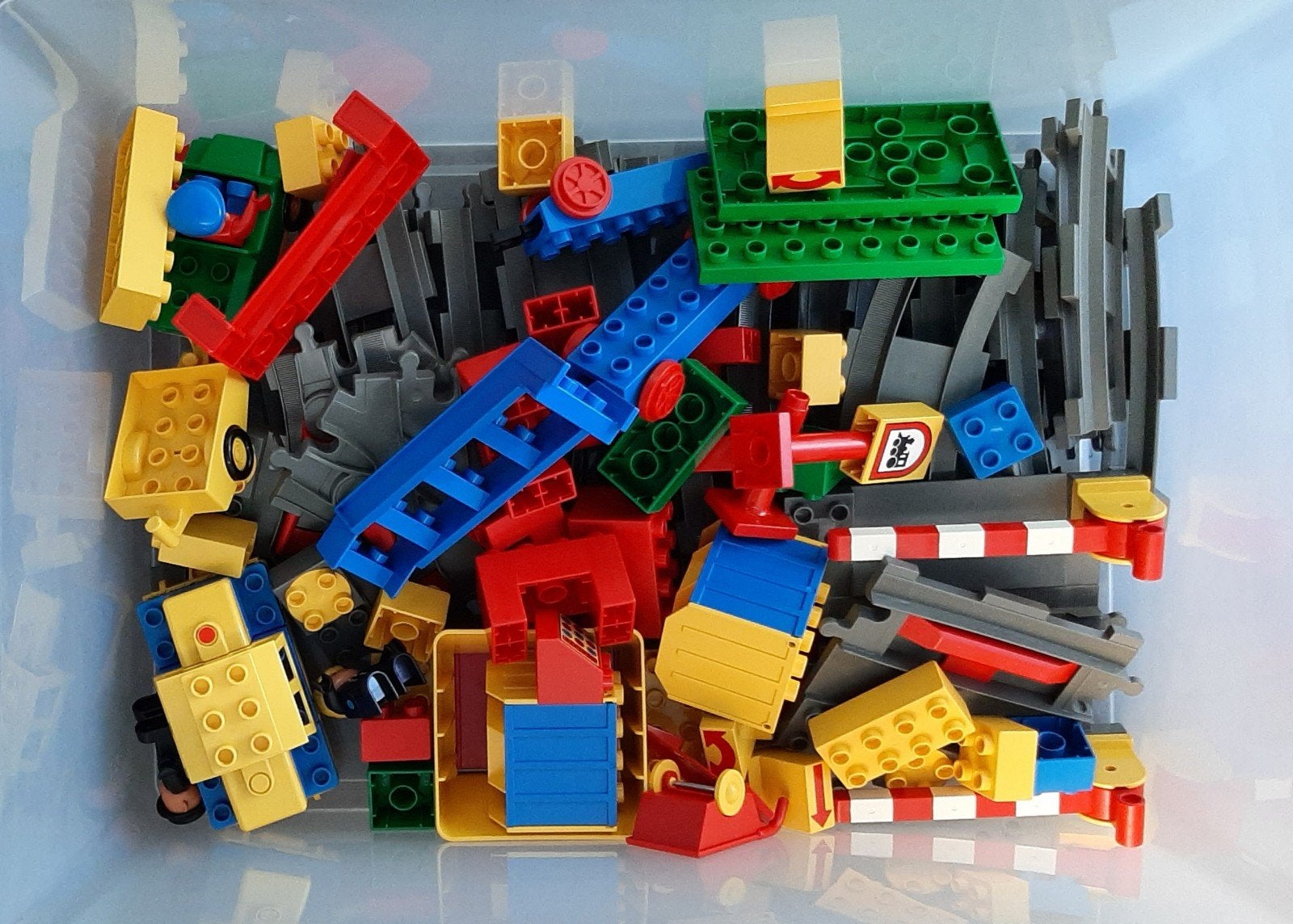 Duplo 2745 Deluxe electric treinset vintage, Kinderen en Baby's, Speelgoed | Duplo en Lego, Overige thema's, Ophalen of Verzenden