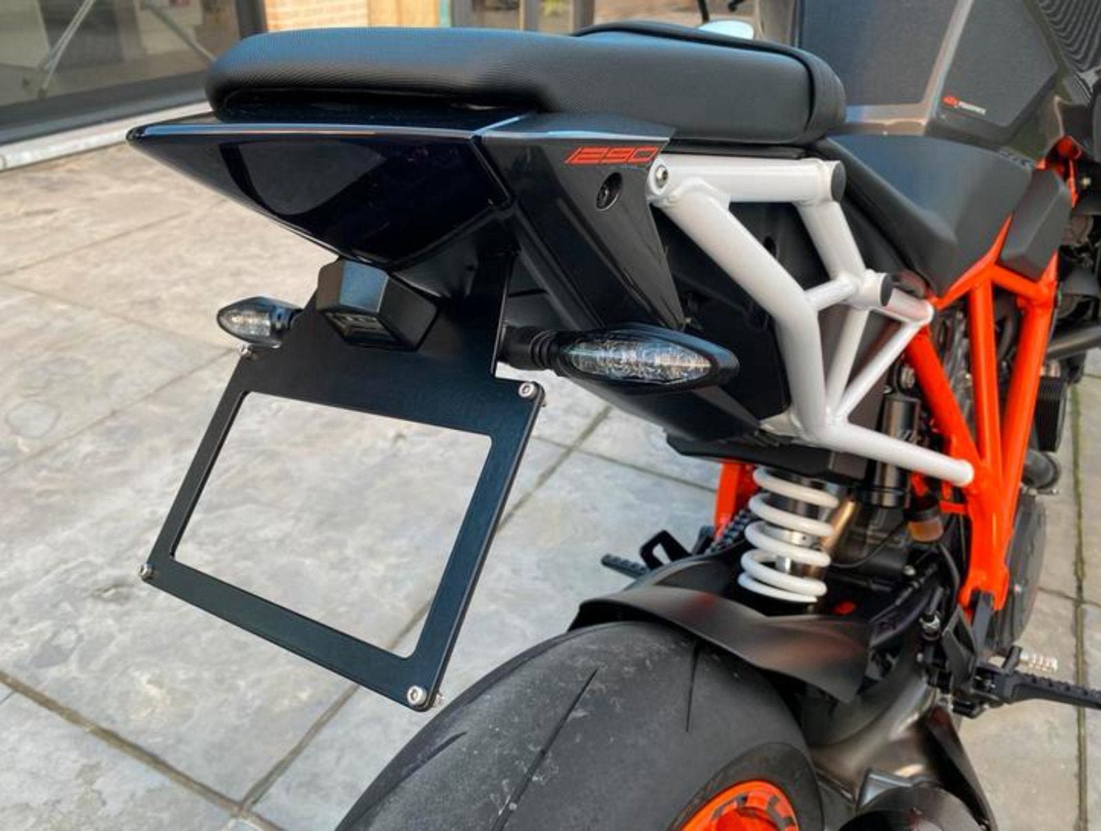 KTM Superduke 1290R Korte Nummerplaathouder (Verlichting), Ophalen of Verzenden, Zo goed als nieuw