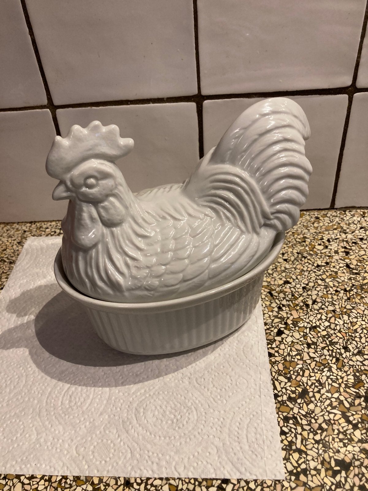 Mooie schaal kip, Ophalen of Verzenden