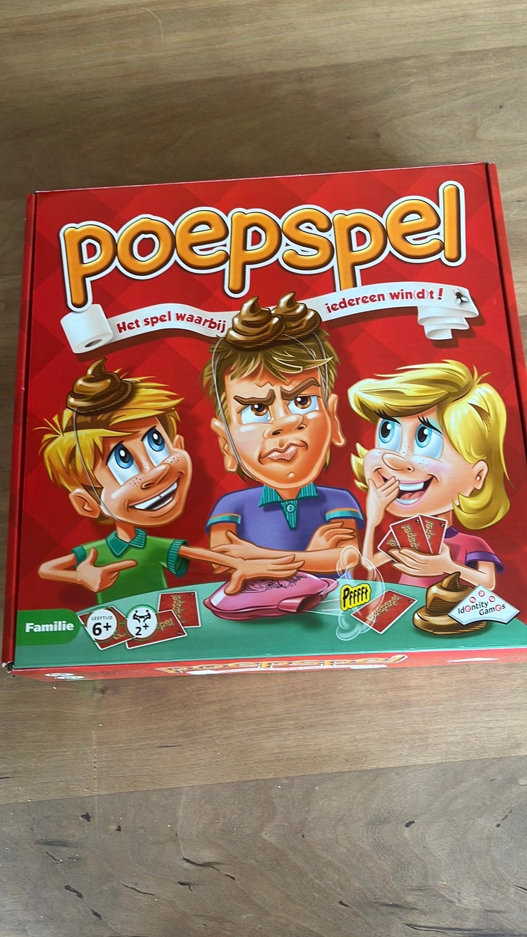 Poepspel, het spel waarbij iedereen win(d)t!, Drie of vier spelers, Ophalen of Verzenden, Gebruikt