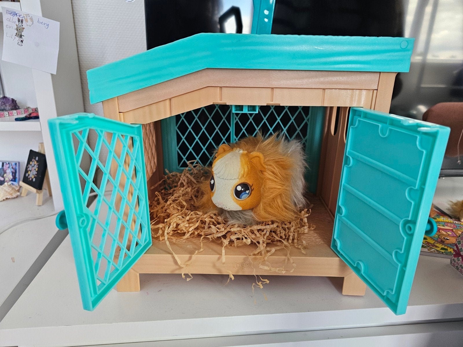 Little Live Pets My Pet Piggie Speelhuis met 3 cavia's, Ophalen of Verzenden, Zo goed als nieuw, Jongen of Meisje