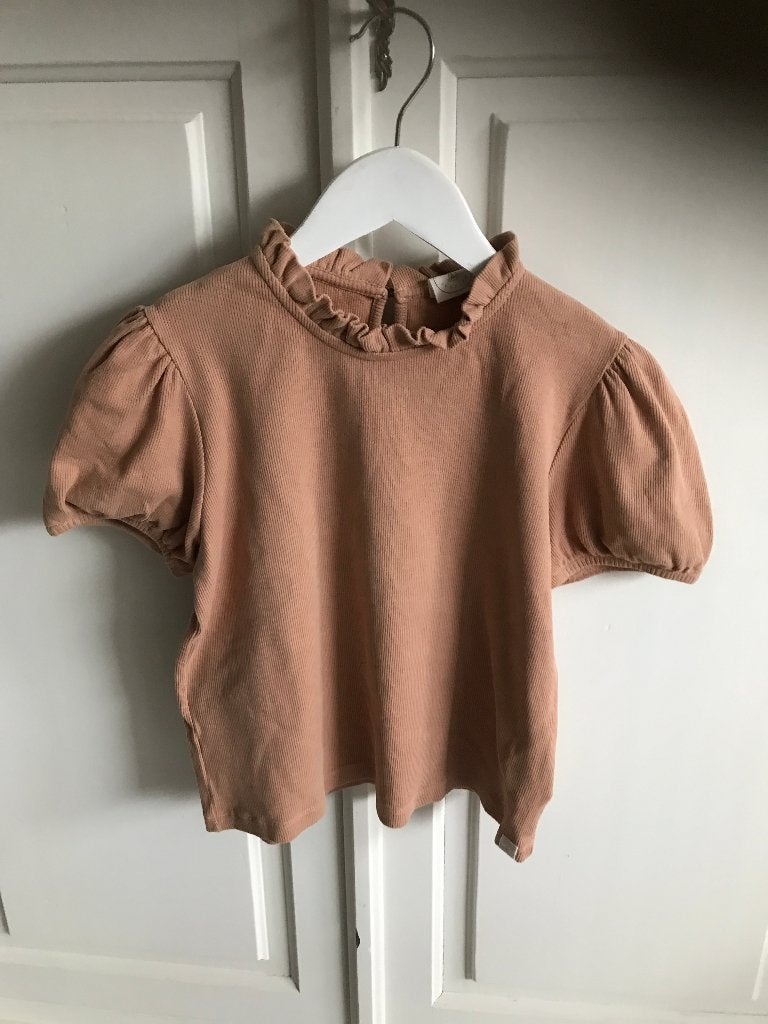 shirtje (Navy Natural) 134/140, Navy Natural, Meisje, Ophalen of Verzenden, Zo goed als nieuw