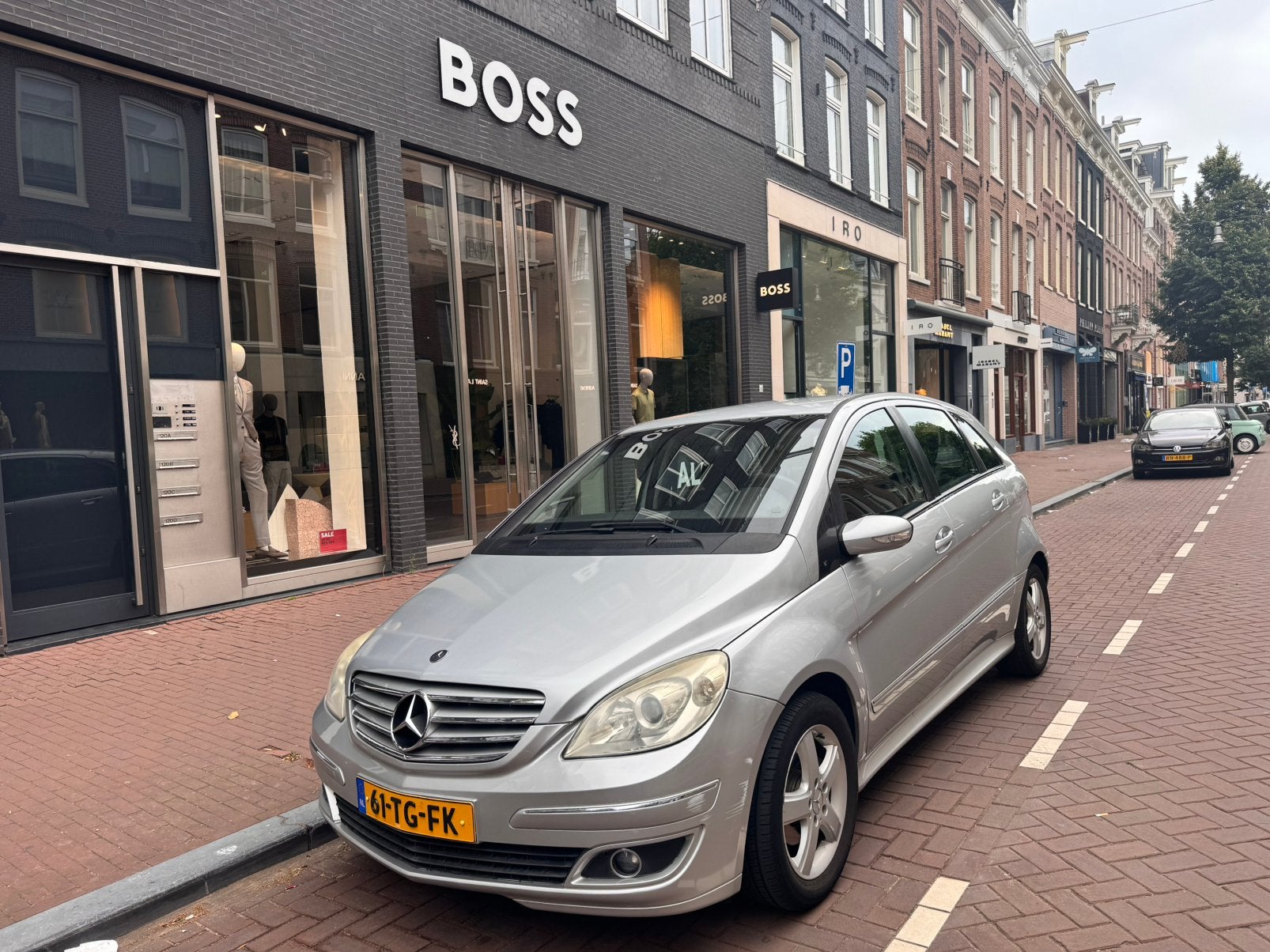 Mercedes-Benz B-Klasse 1.5 B150 5DRS 2006 Grijs, Auto's, Voorwielaandrijving, 15 km/l, 1498 cc, Origineel Nederlands