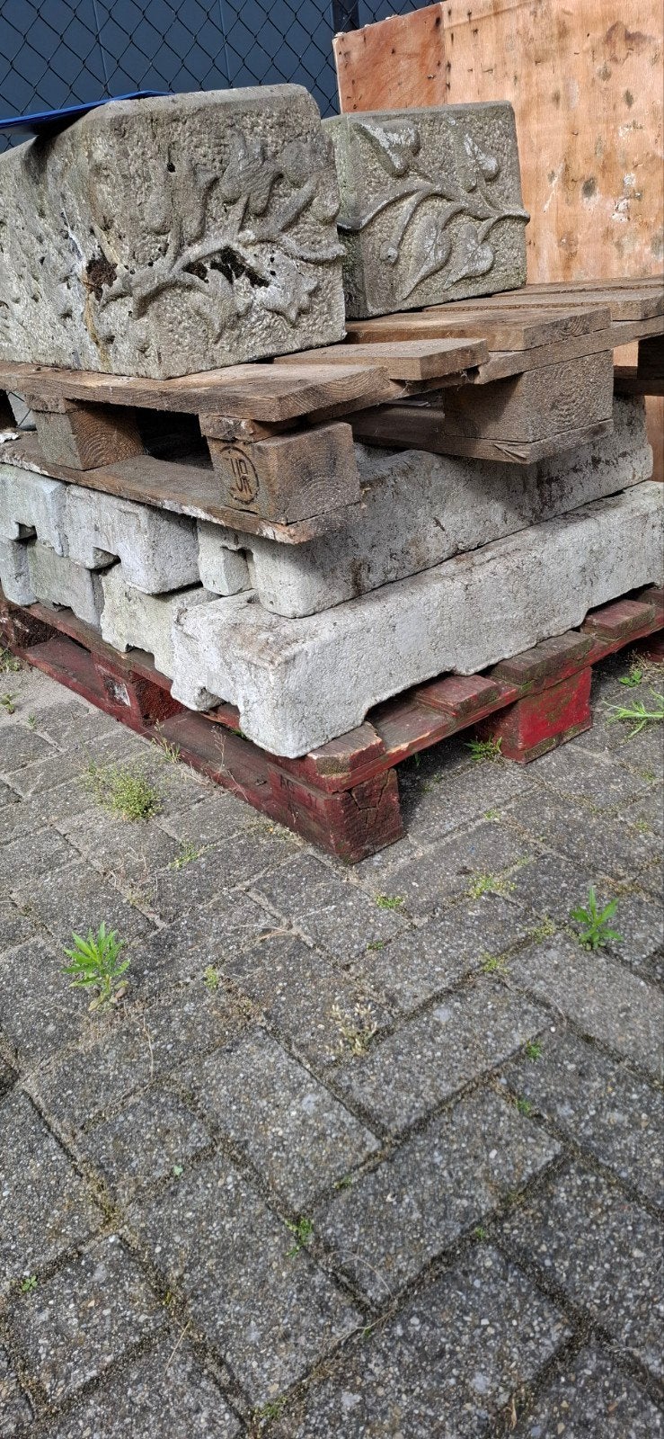 Blokken voor bouwhek, Ophalen of Verzenden, Overige houtsoorten, Minder dan 200 cm