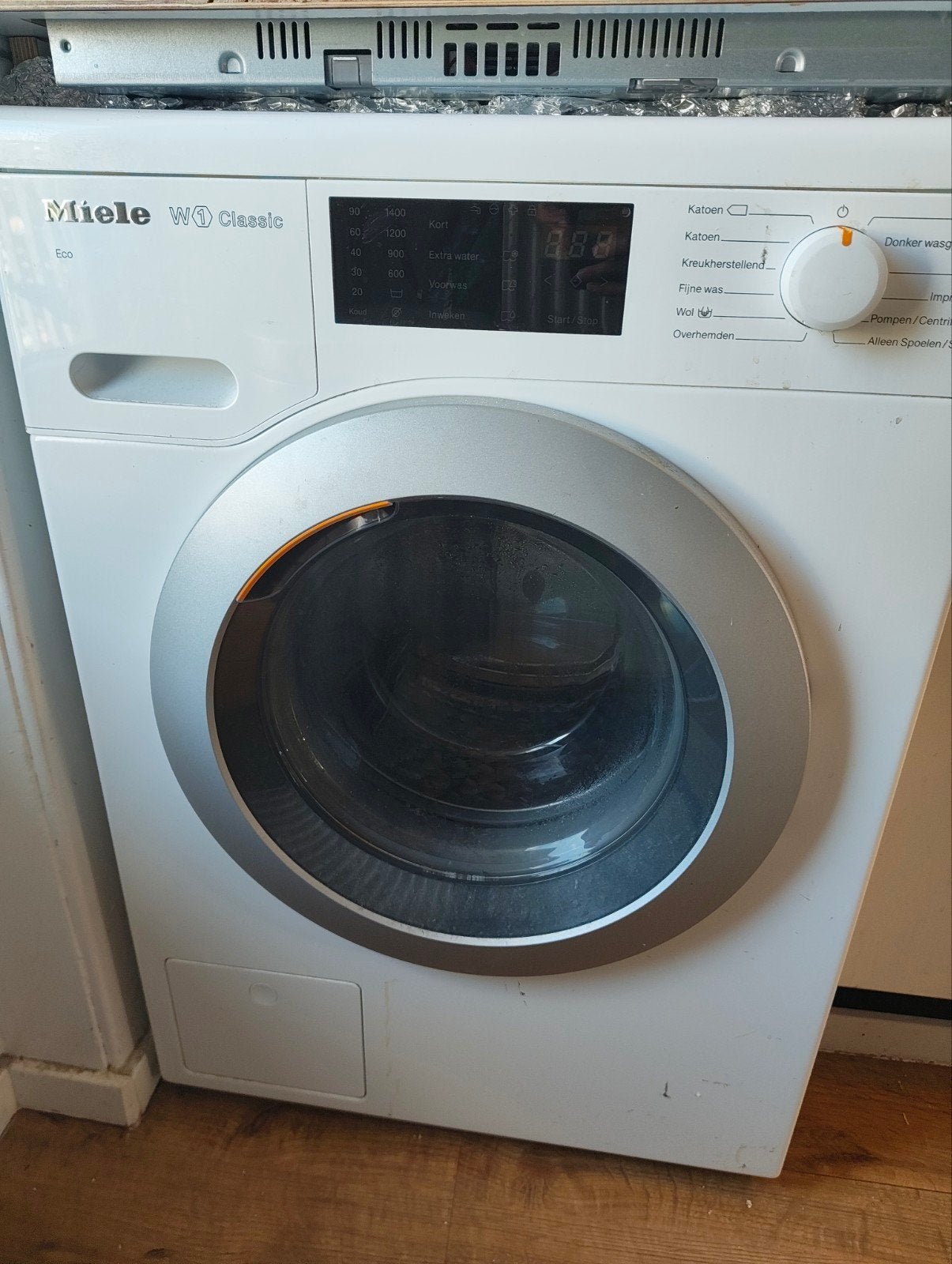 Miele W1 Classic Wasmachine, Witgoed en Apparatuur, Wasmachines, Ophalen, 1200 tot 1600 toeren, Gebruikt, 8 tot 10 kg