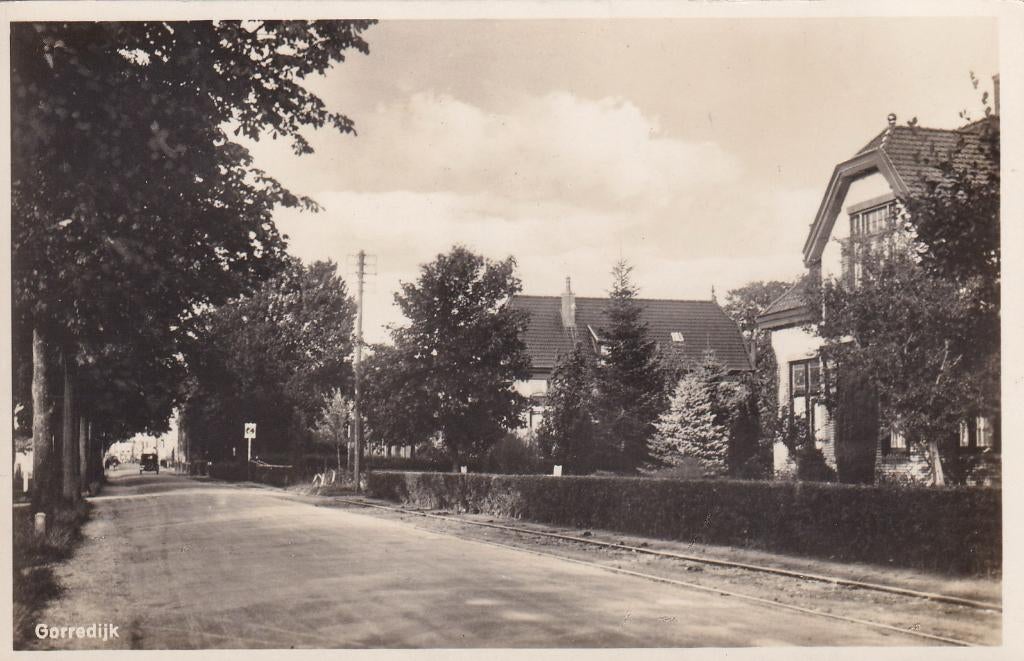 Gorredijk, Friesland., Verzamelen, Ansichtkaarten | Nederland, Verzenden, 1920 tot 1940, Gelopen, Friesland