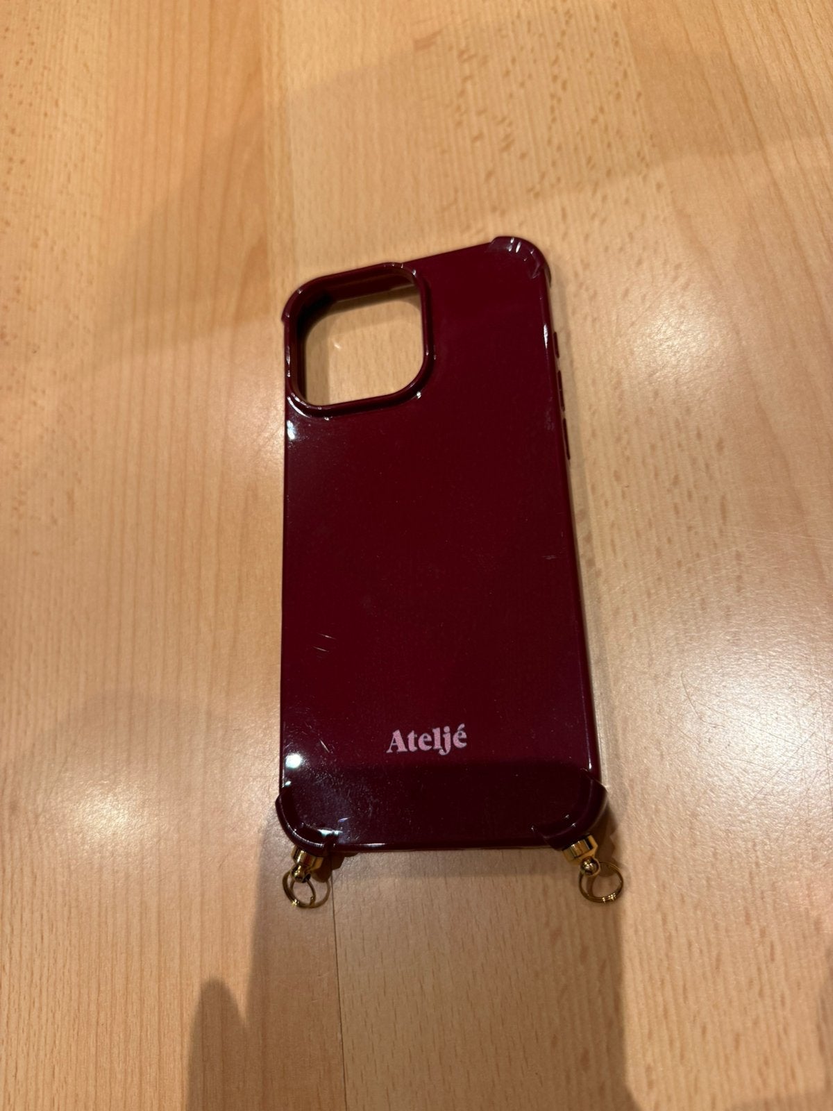 Iphone 16 pro max hoesje Ateljé, Ophalen of Verzenden, Zo goed als nieuw, IPhone 16 Pro Max