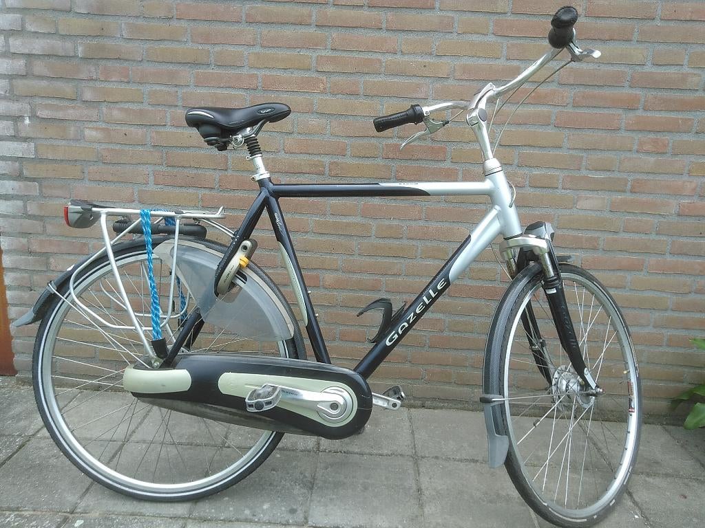 Herenfiets Gazelle Saphir Goldline., Ophalen, Gebruikt, Versnellingen, 57 tot 61 cm