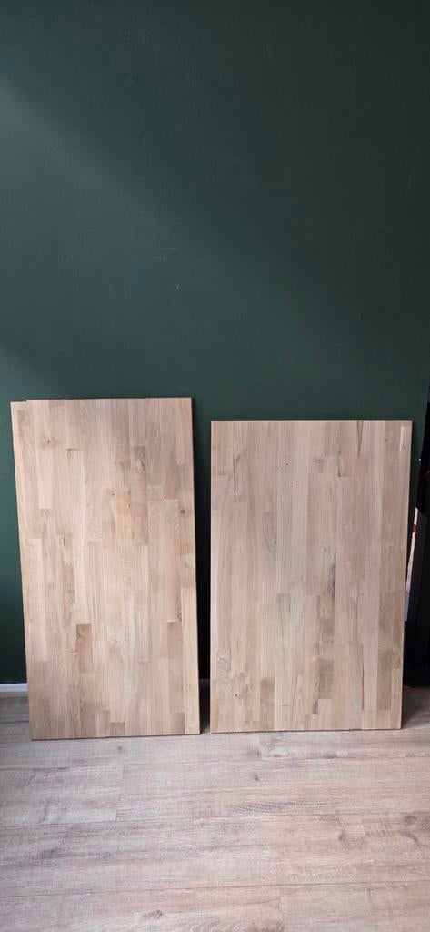 Massief eikenhouten panelen, Doe-het-zelf en Verbouw, Hout en Planken, Minder dan 25 mm, Eiken, Ophalen of Verzenden, Plank