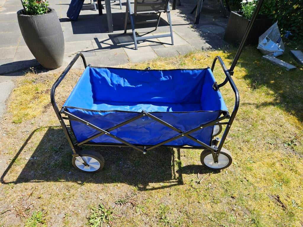 Opvouwbare bolderkar - Ideaal voor strand of camping, Ophalen, Opvouwbaar, Gebruikt
