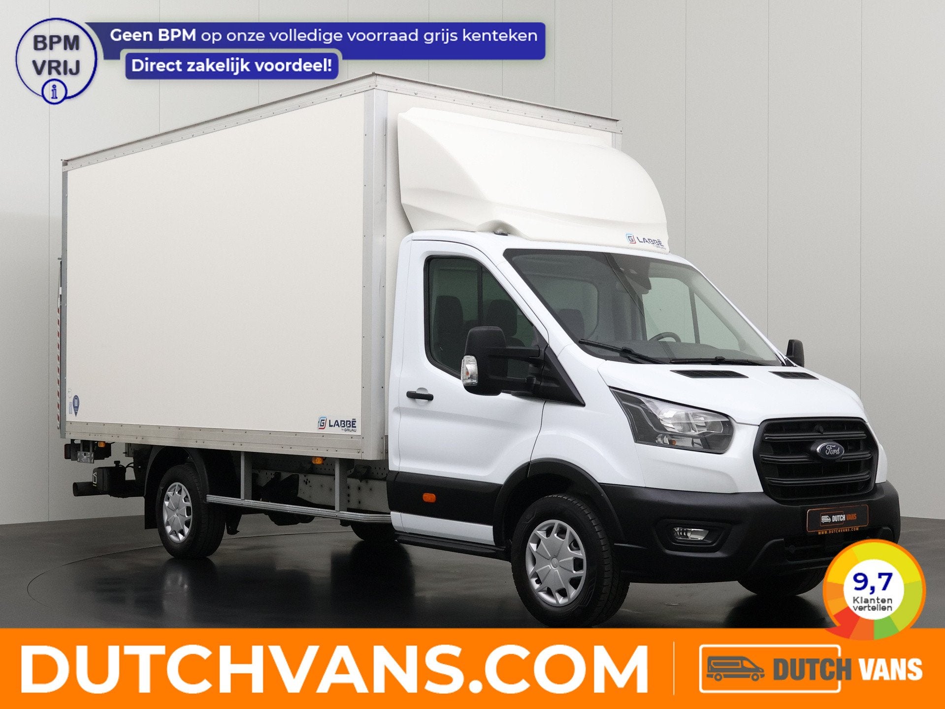 Ford Transit 2.0TDCi 170PK Bakwagen+Laadklep | Dakpoiler | A, Stof, Gebruikt, 170 pk, Ford