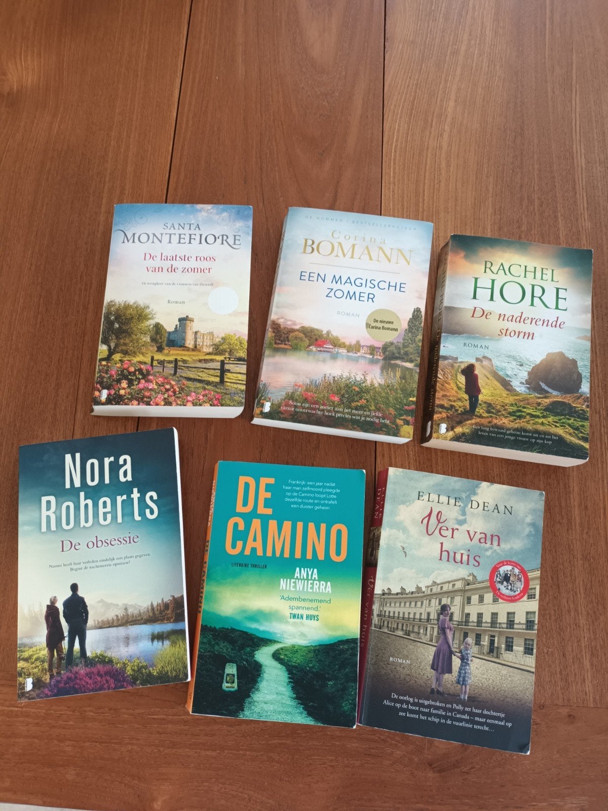 Boekenpakket: 6 Romans van bekende auteurs, Boeken, Ophalen, Gelezen, Anya Niewierra, Nora Roberts, Rachel Hore, Corina Bomann