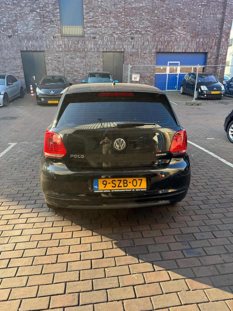 Volkswagen Polo 1.2 TDI 55KW BM 2013 Zwart, Auto's, Volkswagen, Voorwielaandrijving, Euro 5, Stof, 74 pk
