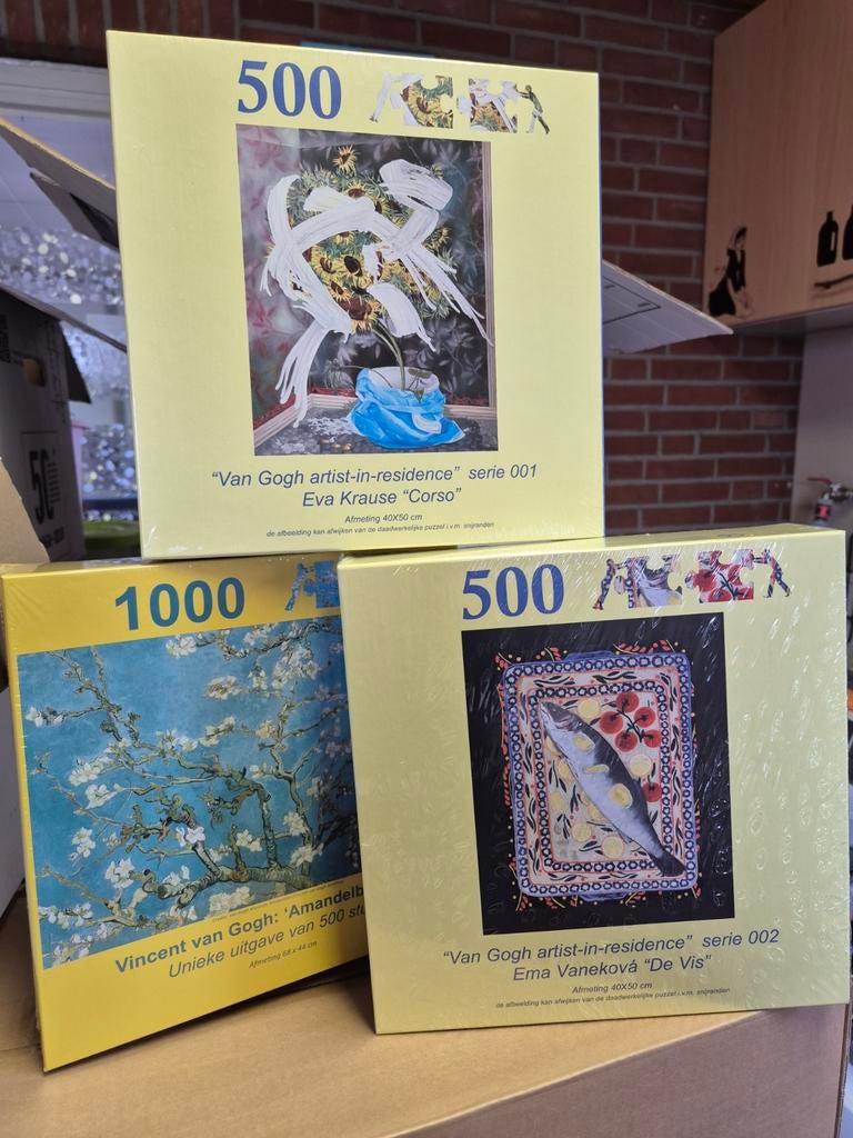 Nieuwe legpuzzels 500 en 1000 stukjes, Ophalen, 500 t/m 1500 stukjes, Nieuw