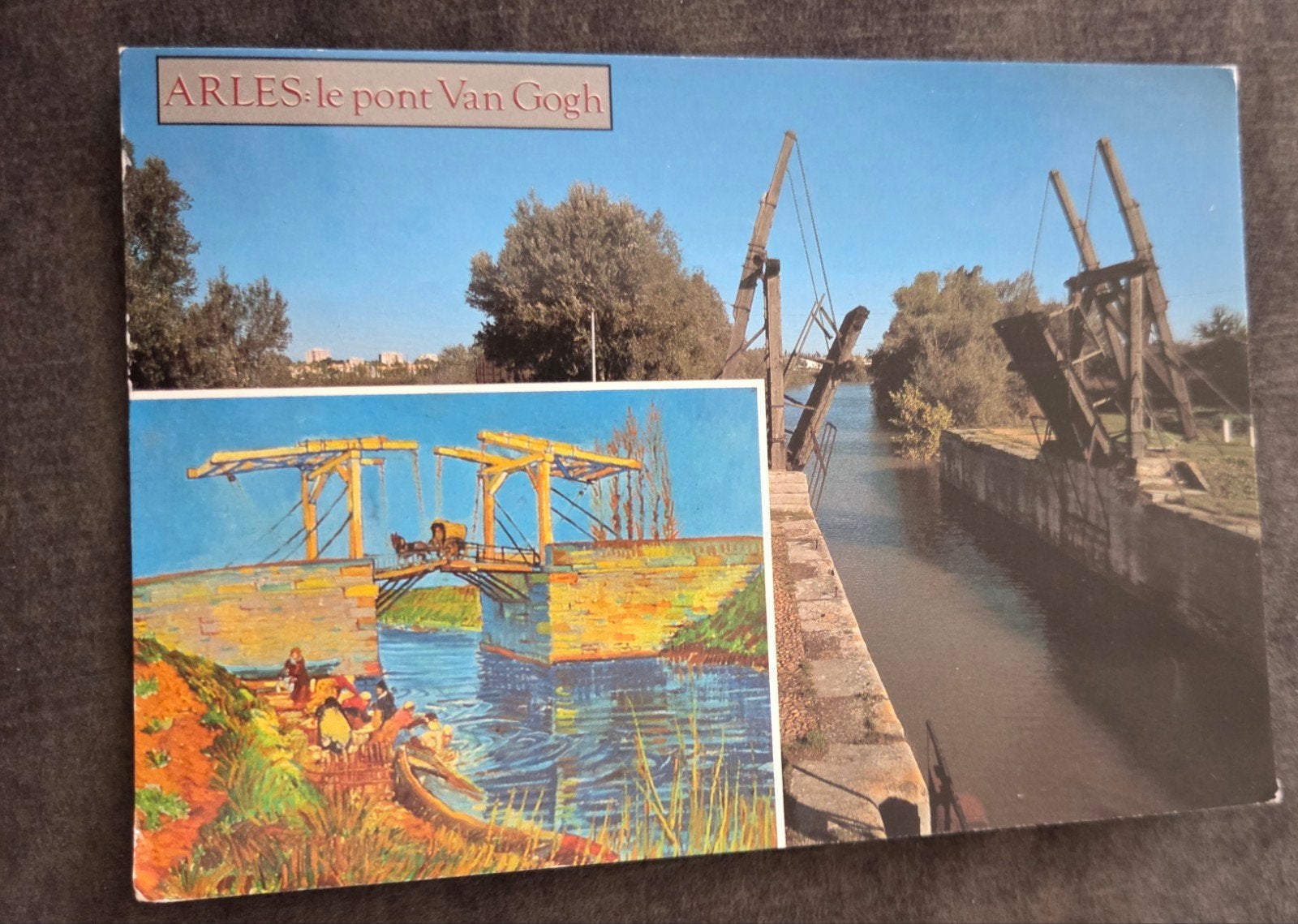 Ansichtkaart Arles: Le Pont de Van Gogh (1991), Verzenden, 1980 tot heden, Gelopen, Overige thema's