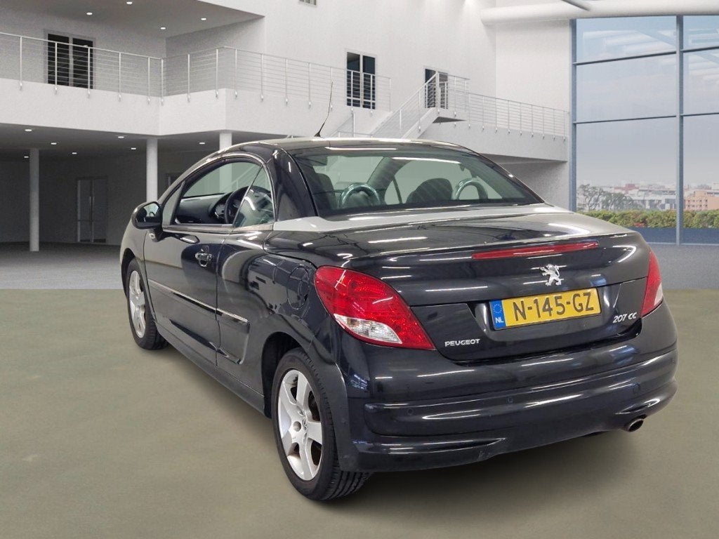 Peugeot 207 CC 1.6 THP Sport AIRCO CABRIO CRUISE PDC, Auto's, Gebruikt, 4 cilinders, 4 stoelen, Zwart