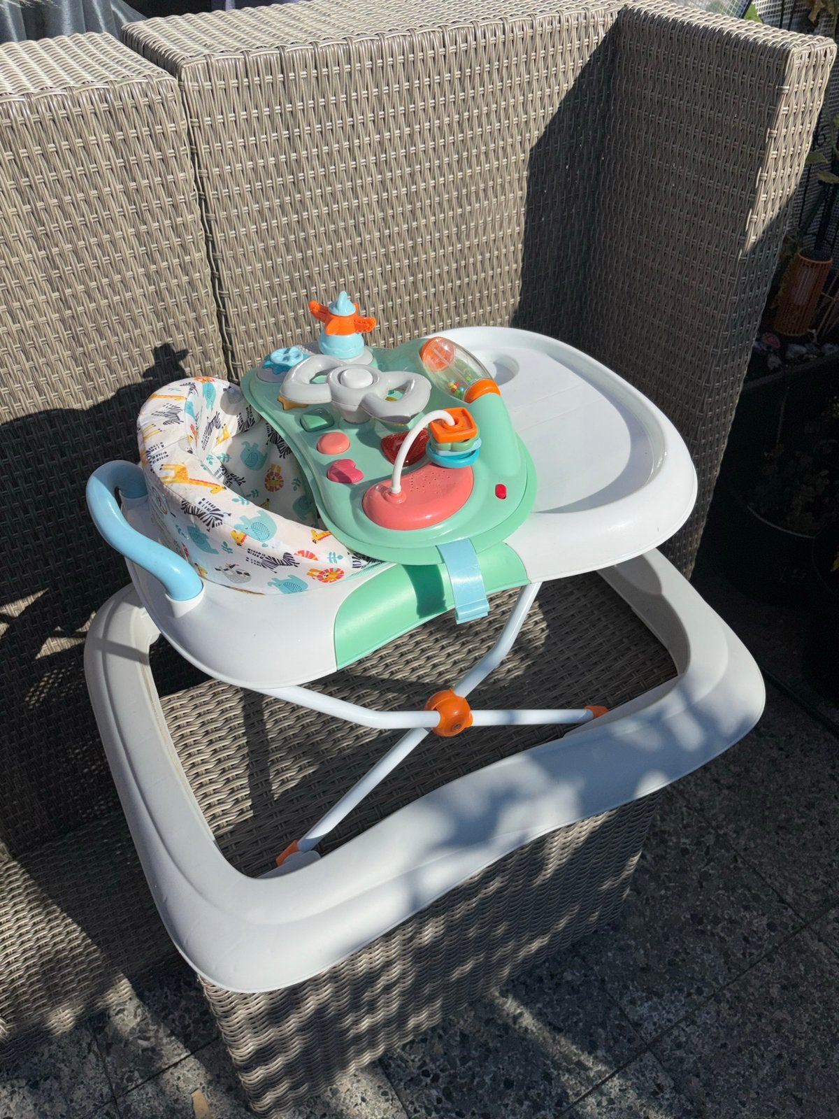 Babylo ABC Safari Loopstoel - Zo goed als nieuw, Ophalen, Zo goed als nieuw, Overige typen, Met geluid