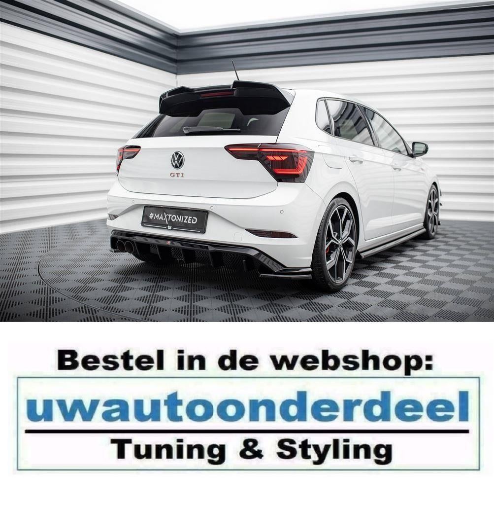 Maxton Spoiler Splitter Lip Sideskirt Geschikt Voor Vw Polo, Auto diversen, Tuning en Styling, Verzenden