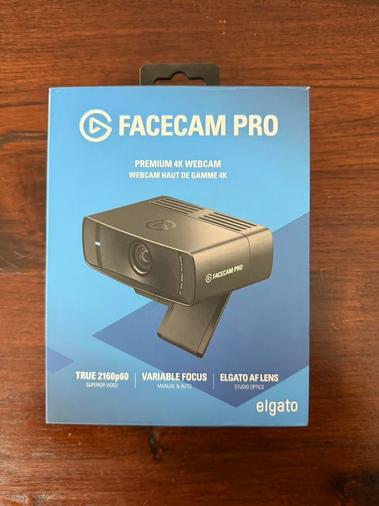 Elgato Facecam Pro, Zoomfunctie, Ophalen of Verzenden, Zo goed als nieuw, ChromeOS