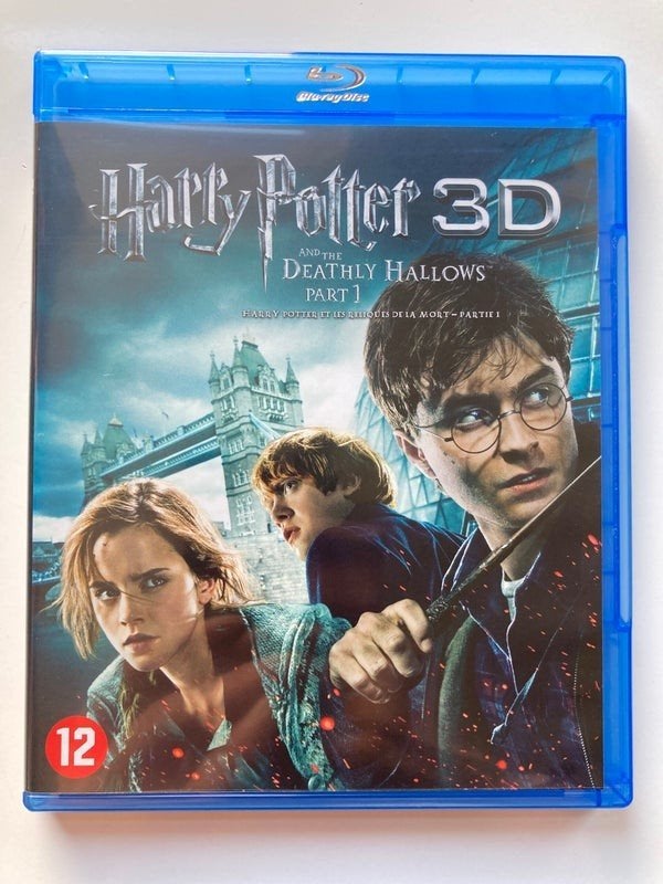 HARRY POTTER AND THE DEATHLY HALLOWS PART 1 3D (BLURAY), Cd's en Dvd's, Blu-ray, Carduelis & Media, Verzenden, Science Fiction en Fantasy