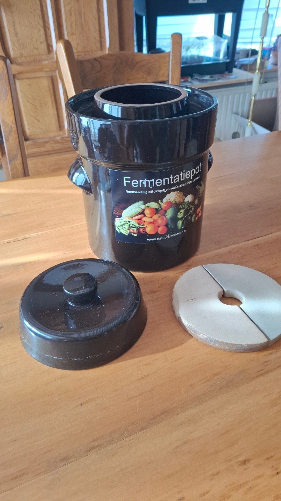 Fermentatiepot / Gärtopf - Nieuwstaat, Huis en Inrichting, Ophalen, Zo goed als nieuw, Overige materialen, Pot, Bus of Blik